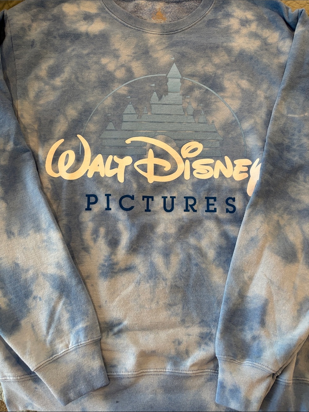 Disney NWOT Blue Tie-Dye Walt Disney Pictures Crewneck Sweatshirt-Firm price
